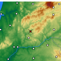 Nearby Forecast Locations - Sertã - mapa