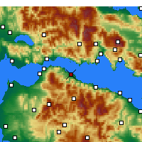 Nearby Forecast Locations - Ejo - mapa