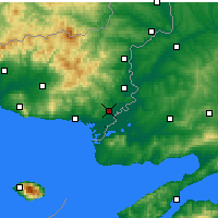 Nearby Forecast Locations - Feres - mapa