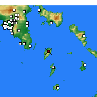 Nearby Forecast Locations - Kiea - mapa