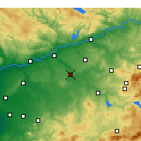 Nearby Forecast Locations - Écija - mapa