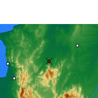 Nearby Forecast Locations - Tierralta - mapa