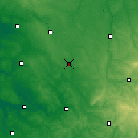Nearby Forecast Locations - Ruffec - mapa