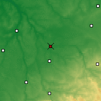 Nearby Forecast Locations - Le Blanc - mapa