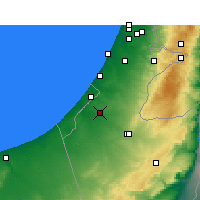 Nearby Forecast Locations - Netiwot - mapa
