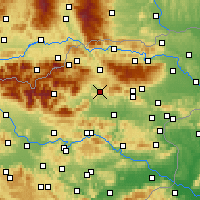 Nearby Forecast Locations - miejska Velenje - mapa