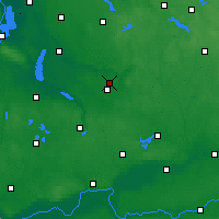 Nearby Forecast Locations - Sułowo - mapa