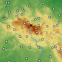 Nearby Forecast Locations - Szpindlerowy Młyn - mapa