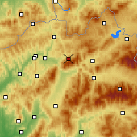 Nearby Forecast Locations - Terchová - mapa