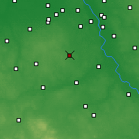 Nearby Forecast Locations - Grójec - mapa