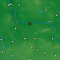 Nearby Forecast Locations - Krosno Odrzańskie - mapa