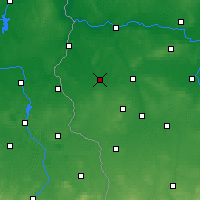 Nearby Forecast Locations - Lubsko - mapa