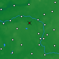 Nearby Forecast Locations - Szamotuły - mapa