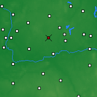 Nearby Forecast Locations - Września - mapa