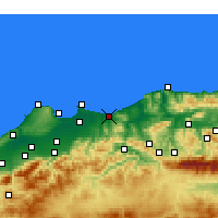Nearby Forecast Locations - Bumardas - mapa