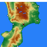 Nearby Forecast Locations - Catanzaro - mapa