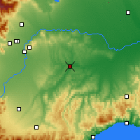 Nearby Forecast Locations - Asti - mapa