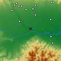 Nearby Forecast Locations - Pawia - mapa