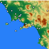 Nearby Forecast Locations - Castellammare di Stabia - mapa