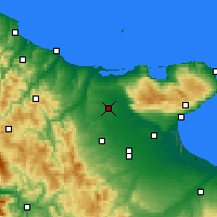 Nearby Forecast Locations - San Severo - mapa