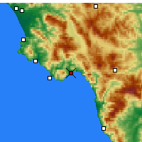 Nearby Forecast Locations - Policastro Bussentino - mapa
