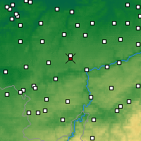 Nearby Forecast Locations - Gembloux - mapa