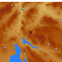 Nearby Forecast Locations - Kaman - mapa