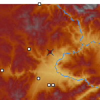 Nearby Forecast Locations - Arguvan - mapa