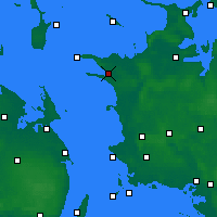 Nearby Forecast Locations - Kalundborg - mapa