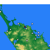 Nearby Forecast Locations - Whangaroa - mapa