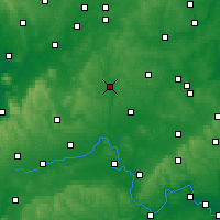 Nearby Forecast Locations - Banbury - mapa