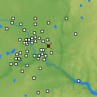 Nearby Forecast Locations - North St. Paul - mapa