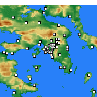 Nearby Forecast Locations - Kalitea - mapa