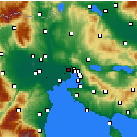 Nearby Forecast Locations - Stawrupoli - mapa
