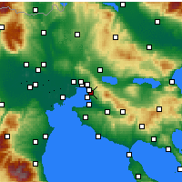 Nearby Forecast Locations - Pilea - mapa