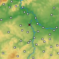 Nearby Forecast Locations - Kralupy nad Vltavou - mapa