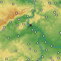 Nearby Forecast Locations - Litomierzyce - mapa