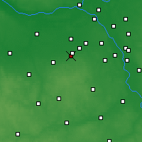 Nearby Forecast Locations - Grodzisk Mazowiecki - mapa