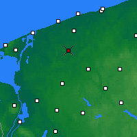 Nearby Forecast Locations - Gryfice - mapa