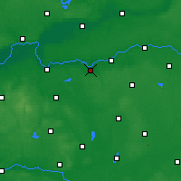 Nearby Forecast Locations - Międzychód - mapa