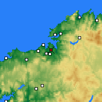 Nearby Forecast Locations - Oleiros - mapa