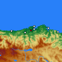 Nearby Forecast Locations - Camargo - mapa