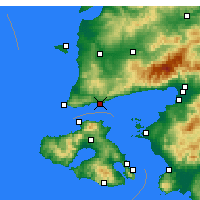 Nearby Forecast Locations - Assos - mapa