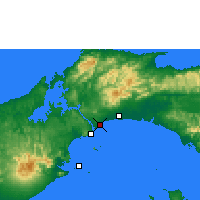 Nearby Forecast Locations - Panama - mapa