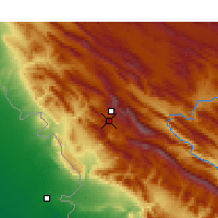 Nearby Forecast Locations - Ilam - mapa