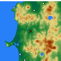 Nearby Forecast Locations - Kita-Akita - mapa