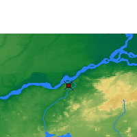 Nearby Forecast Locations - Ciudad Guayana - mapa