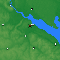 Nearby Forecast Locations - Czerkasy - mapa