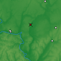 Nearby Forecast Locations - Bobrow - mapa