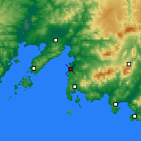 Nearby Forecast Locations - Bolszoj Kamień - mapa